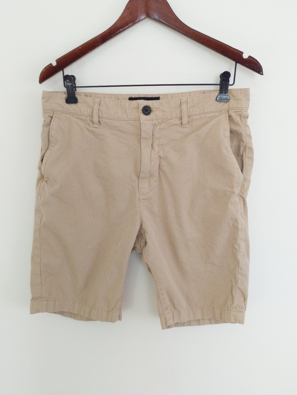 John Varvatos Star USA Tan Beige Robbie Chino Shorts Size 30